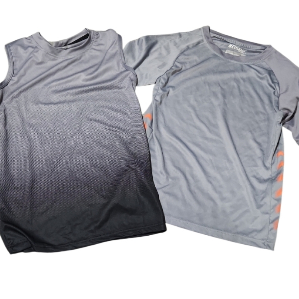 Cougar Performance Dri Fit Gray and Black Sleeveless and Short Sleeve Shirts 10
